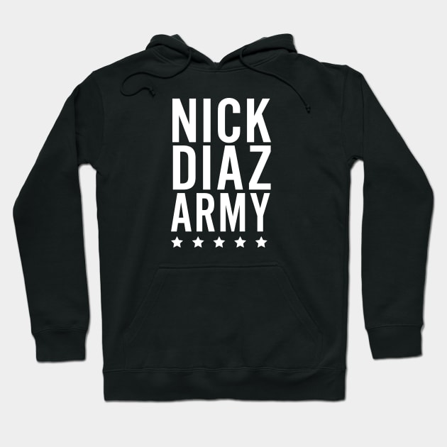 Nick Diaz Army Hoodie by cagerepubliq